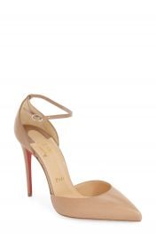 Christian Louboutin Uptown Ankle Strap Pointy Toe Pump at Nordstrom